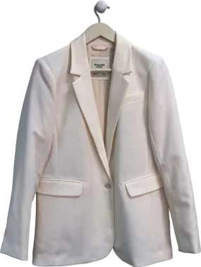 Abercrombie & Fitch White Blazer UK S