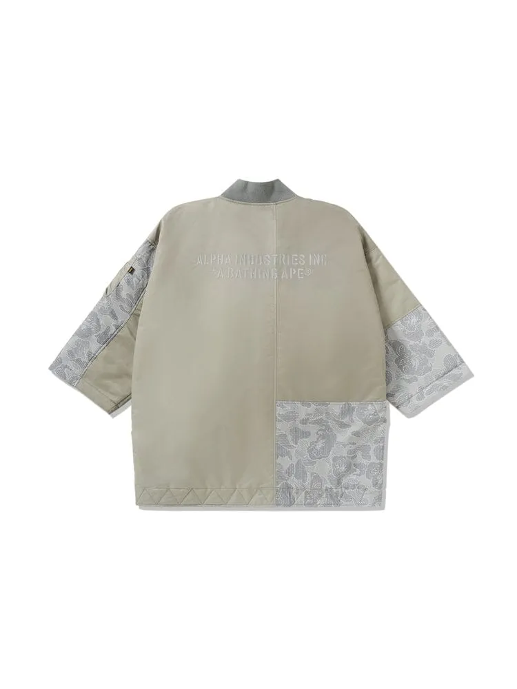 ALPHA X BAPE REVERSIBLE KIMONO JACKET