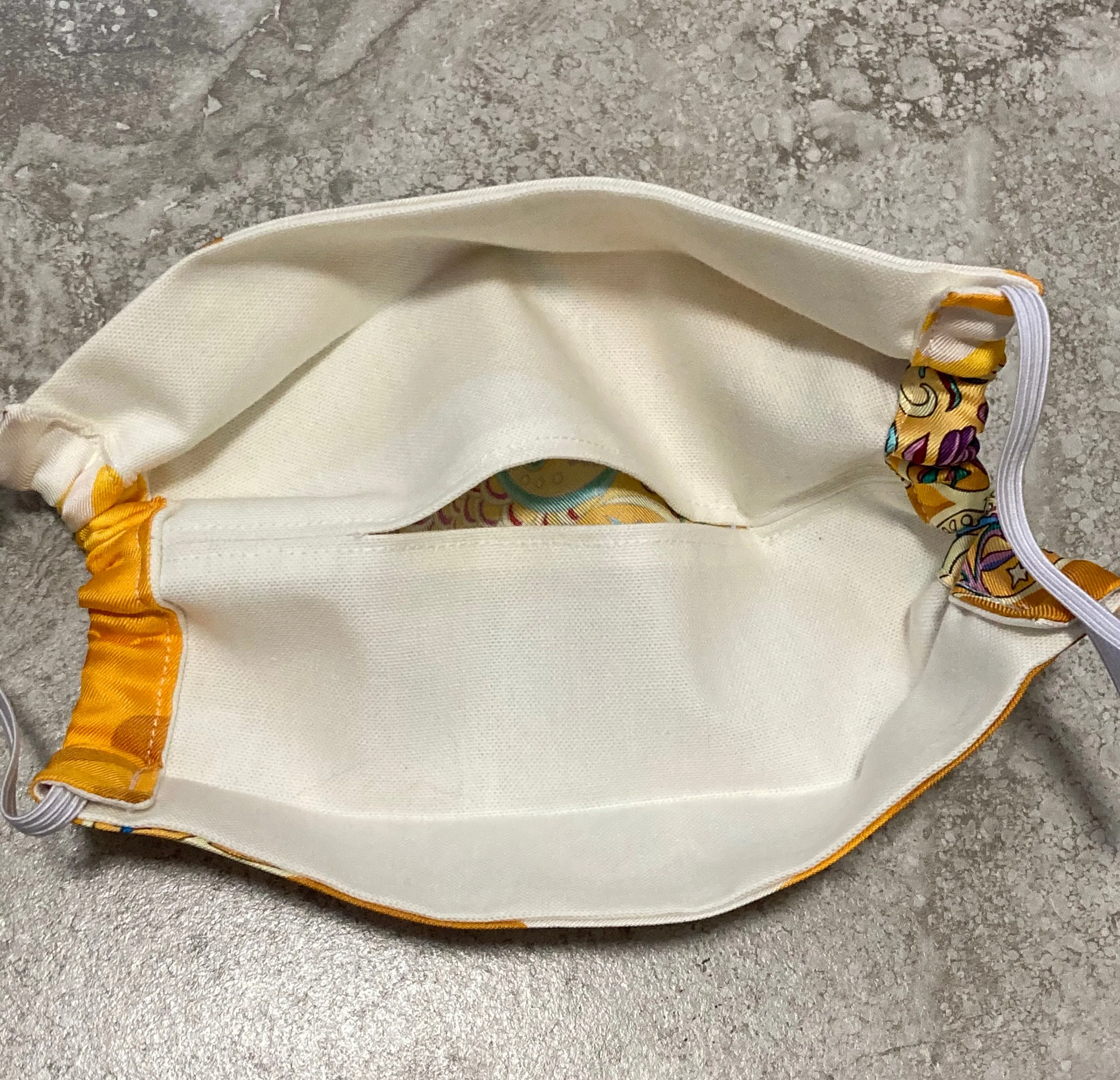 Genuine Vintage Hermès Nuees Imaginaires Silk Scarf Face Covering - Elegant & Luxurious Accessory