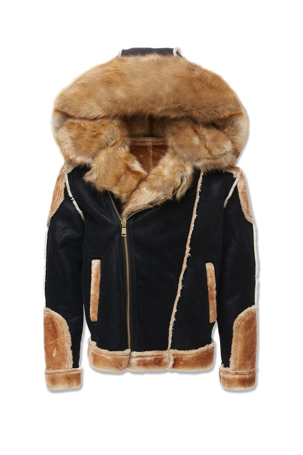 Big Men's El Jefe Shearling Moto Jacket (Secret Sale Edition)