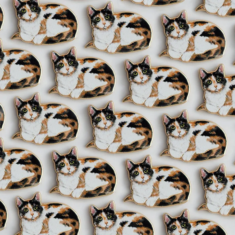 Calico Cat v2 Enamel Pin