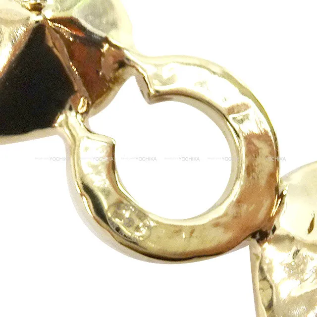 CHANEL broach Pin brooch Coco & Heart pearl rhinestone Pink Gold HW AB8200[BRAND NEW][Authentic]