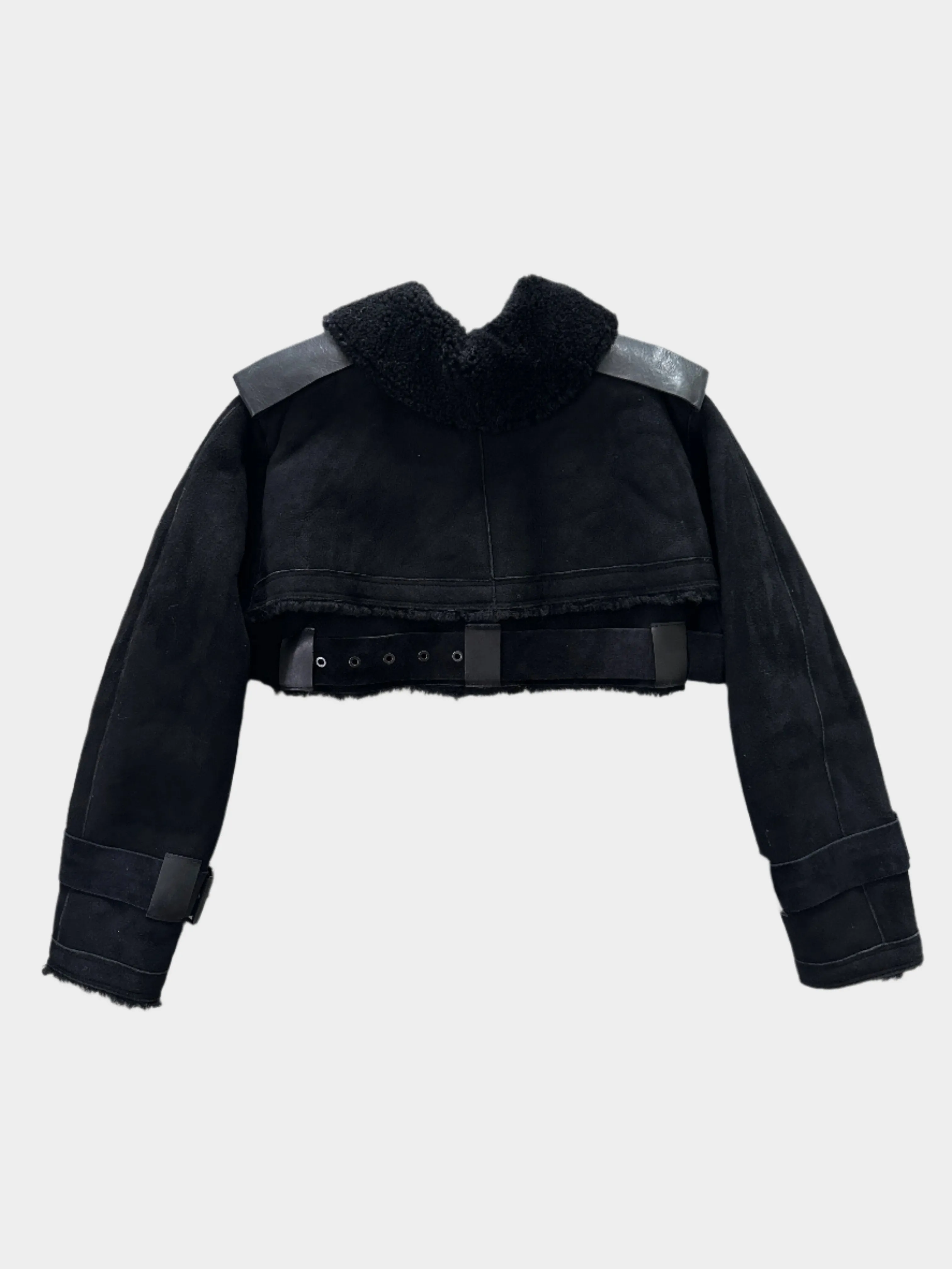 Crop Sheepskin Jacket