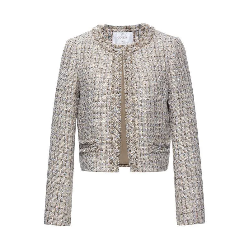 Knitted Tweed Short Jacket