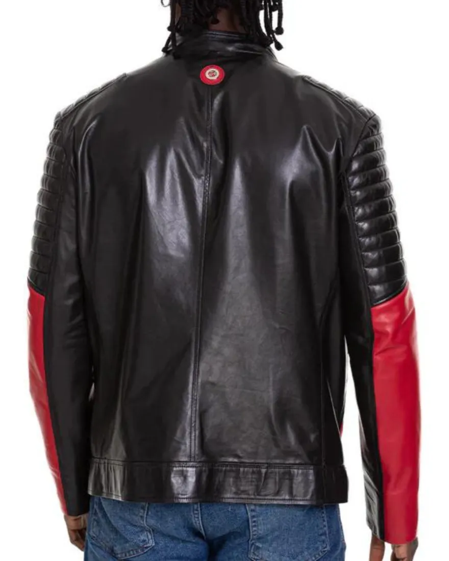 Multicolor Leather Jacket Mens