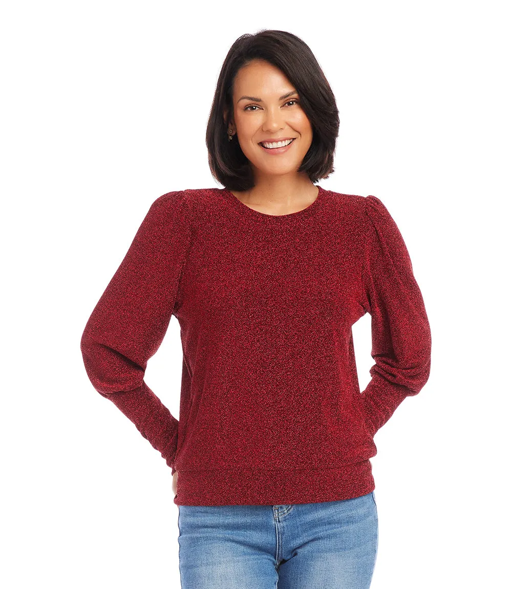 Petite Size Bishop Sleeve Top