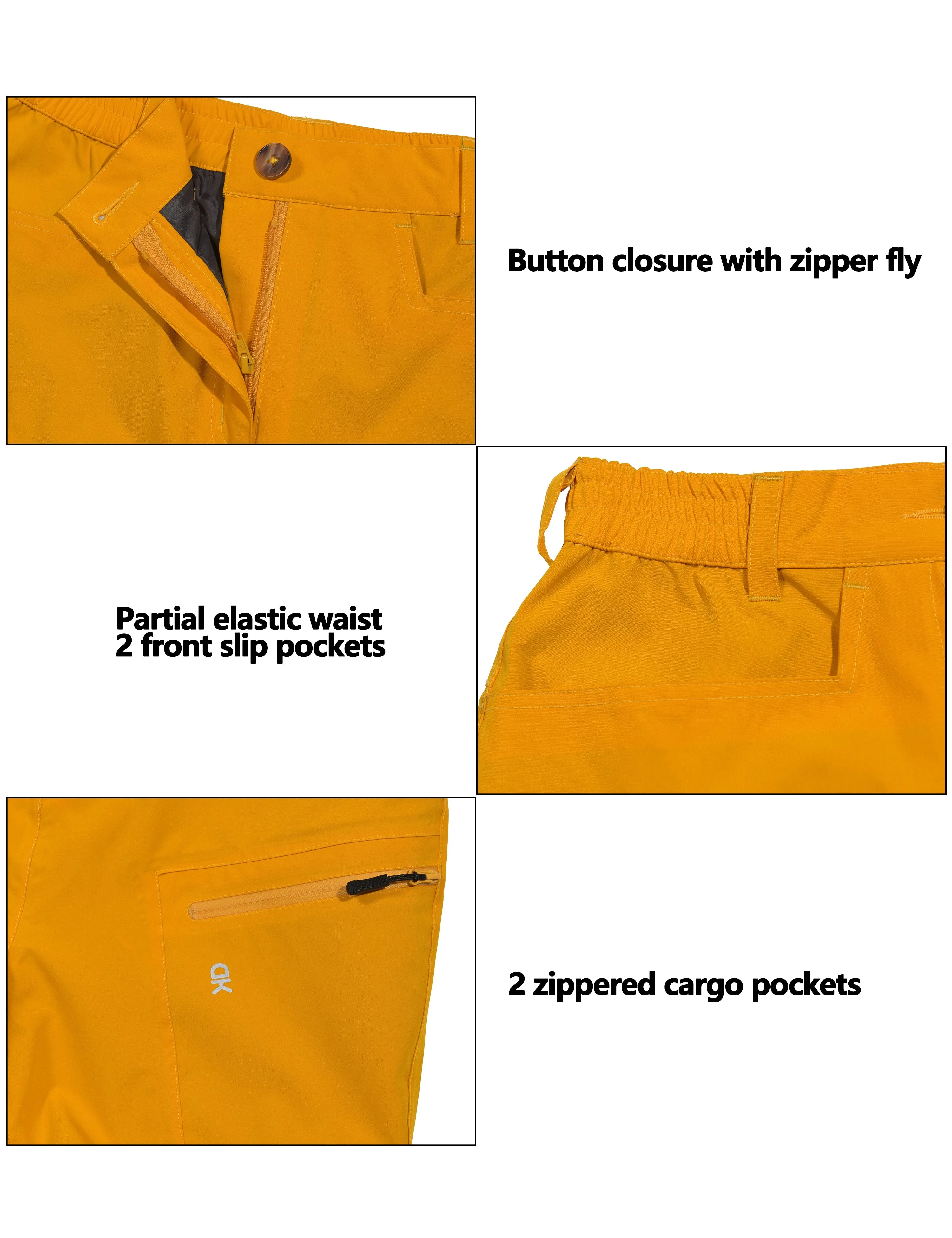 Women's Waterproof Breathable Rain Golf Pants